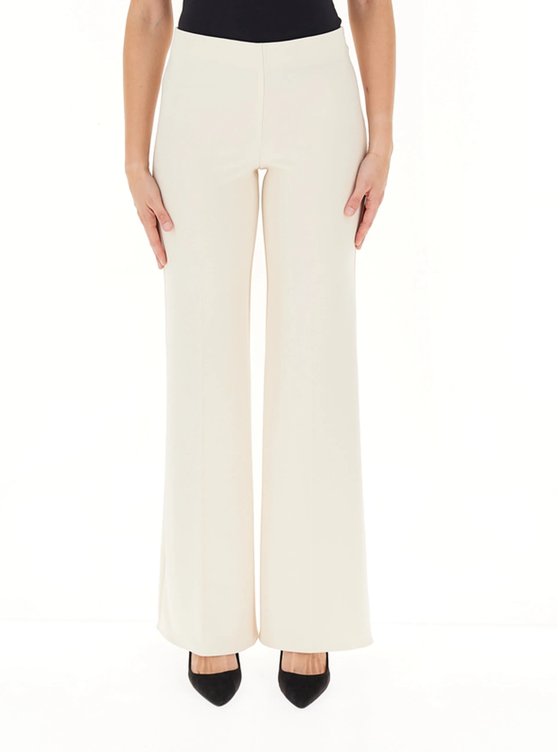 Pantalone flare BEIGE XL - Rinascimento - FashionsVida