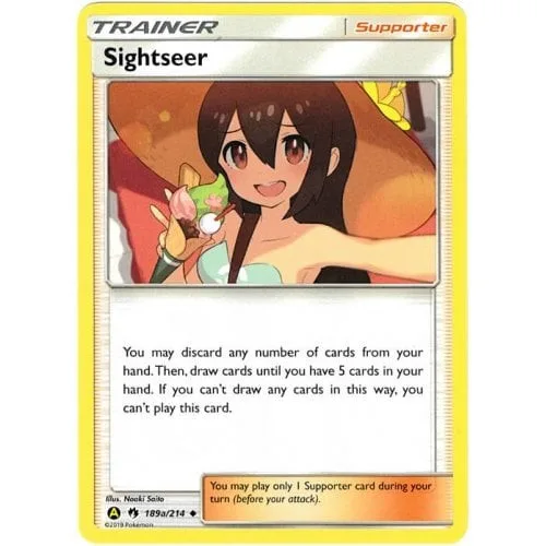 Pokemon SM Lost Thunder 189a/214 Sightseer (Alternative Art) - Pokémon - FashionsVida