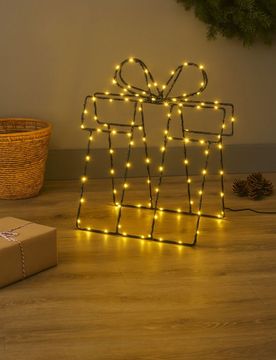 Lampada LED di Natale - nero