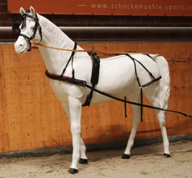 Manski Einspänner Geschirr FREETIME black/cognac PONY