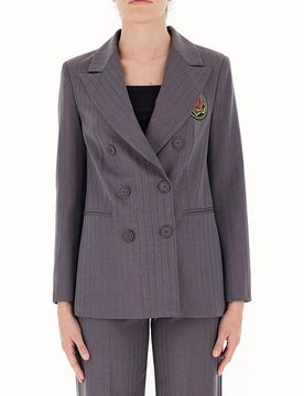 Blazer doppiopetto GRIGIO L