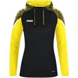 Kapuzensweat Performance (schwarz/soft yellow / Größe 44 / Damen)