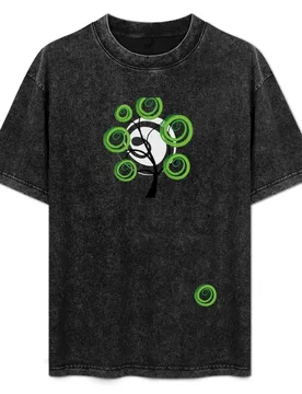 Green summer T-Shirt Vintage Print Crew Neck Tee - Aliexpress - FashionsVida