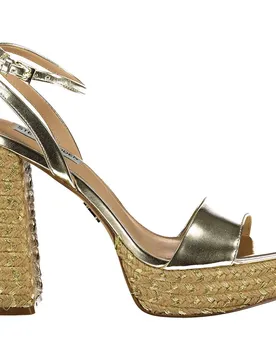 Sandali Con Tacco Lessa Gold EU 36