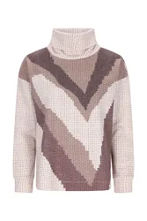 Druck D Sweatshirt Zickzack female
