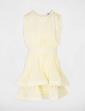 Vestido corto con cuello alto - Morgan - FashionsVida