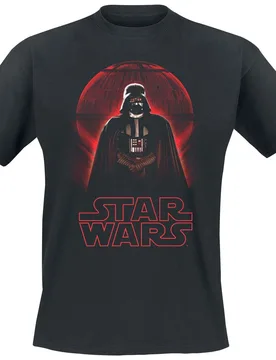 Disney T-Shirt - Rogue One - Darth Vader Death Star - M bis 4XL - für Männer - Größe XXL - schwarz - Lizenzierter Fanartikel - Männer - male - Star Wars - FashionsVida
