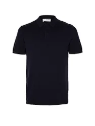 Poloshirt SLHBERG dunkelblau M herren