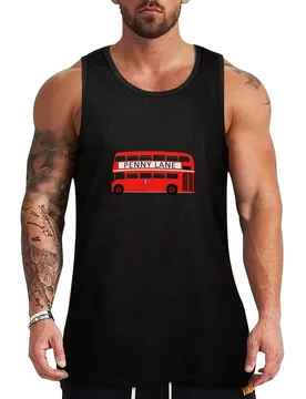Penny Lane British Routemaster Bus design Tank Top Everyday Basic Tank Top Comfort Cotton Undershirt - Aliexpress - FashionsVida