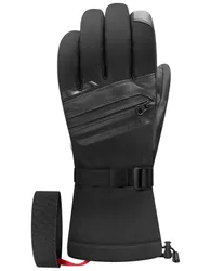 Wasserfeste Skihandschuhe Majesty Black Black für Herren aus Softshell Größe M schwarz
