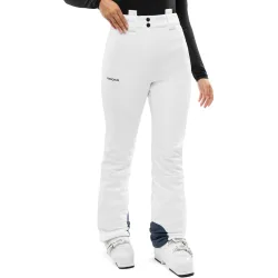 Pantalón esquí retro mujer Zeitlos-W White