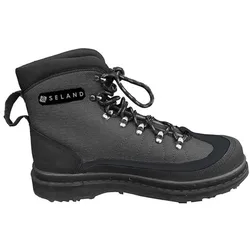 Rubber Outsole Studs Boots Grey / Black EU 42 Men