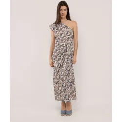 Vestido de un tirante de mujer estampado colette