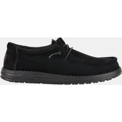 Zapatos de cordones de hombre en ante repelente al agua