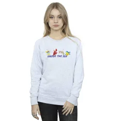 The Little Mermaid Under The Sea Sweatshirt - Grey - Size: S