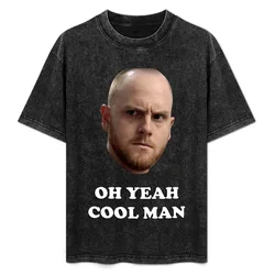 Oh yeah, cool man. T-Shirt Basic Plain Short Sleeve Crew Neck Tee
