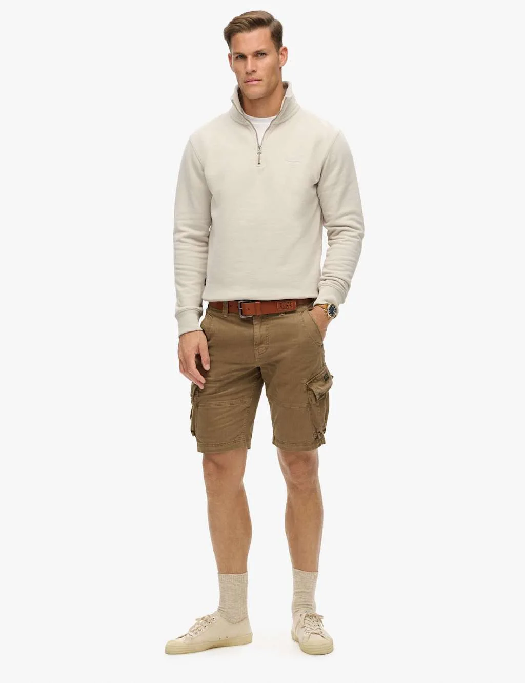 Cargo Shorts Khaki male - Superdry & Co - FashionsVida