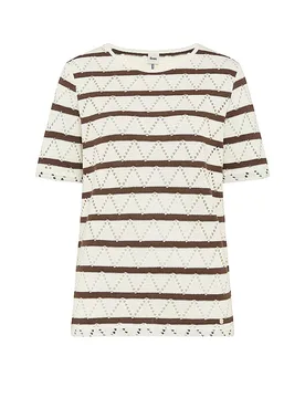 Brax T-Shirt CIRA crema 36 - Brax - FashionsVida