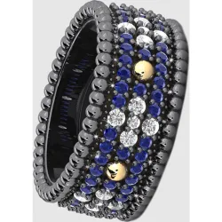 Anillo Princess Tale de plata con circonitas