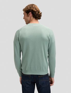 Regular Clean Raglan Sweater Desert Sage Größe XXL male