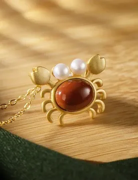 New 2023 Fashion Personality Temperament Crab Necklace Elegant Long Necklace Chain Banquet Jewelry Accessories Gift - Aliexpress - FashionsVida
