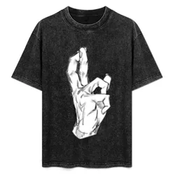 Subtle anime clothing Gojo satoru infinite void T-Shirt Basic Plain Short Sleeve Crew Neck Tee