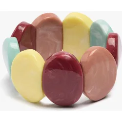 Pulsera con piedras decorativas elástica