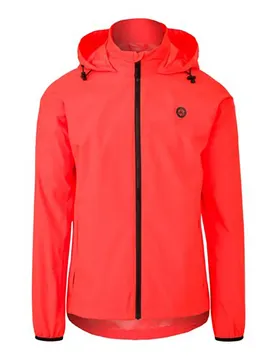 Giacca Go Rain Essential Hi-vis Neon Red