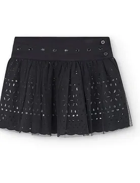Boboli Jupe 728456 Black 8 Années Fille