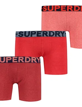 Boxers M3110476a 3 Unités Red Marl Mix S