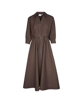 COMMA Midikleid braun 48 damen