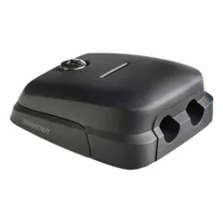 Compact Horizontal Double Entry Watertight Cable Gland Black One Size unisex