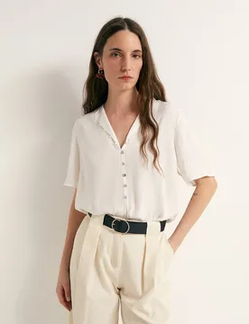 Sfera - Blusa manga corta - Sfera - FashionsVida