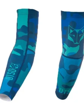 Ultralight Camo Blue Arm Warmers Multicolour L-XL Men - OTSO - FashionsVida
