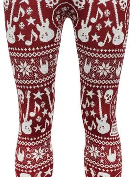 Leggings - EMP XMAS Special Collection - Leggings - M bis XXL - für Damen - Größe L - rot - Frauen - female - EMP Special Collection - FashionsVida