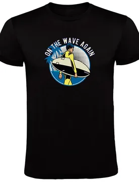 T-shirt à Manches Courtes On The Wave Black XL - Kruskis - FashionsVida