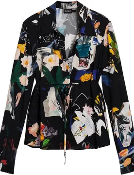 Camisa de mujer collage lazada - Desigual - FashionsVida