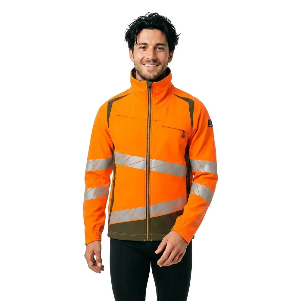 Veste Accelerate Safe 19009 Hi-Vis Orange / Moss Green M - MASCOT - FashionsVida