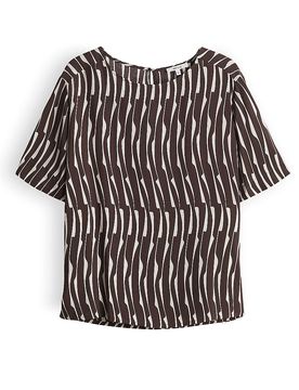T-Shirt FERONA BAMBOO braun 36 damen