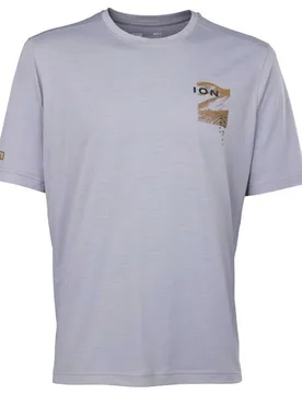 Maglia A Maniche Corte ic Merino Frosted / Grey - Ion - FashionsVida