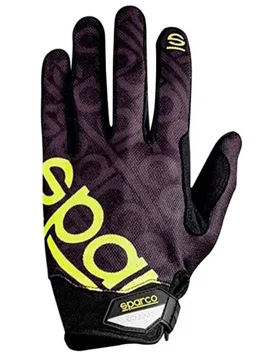 Gants De Travail Meca 3 Black / Yellow M - Sparco - FashionsVida
