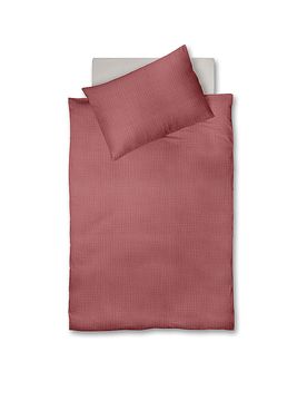 Musselin Bettwäsche CAPRI 70x90cm/140x200cm Dusty Rose beere baby