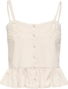 Top de mujer sin mangas con escote en pico - Only - FashionsVida