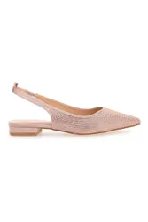 Ballerine Lace-Up 15990 Rosa Strass 38