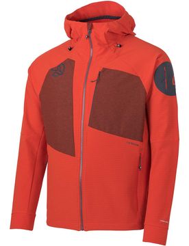 Denim hard chaqueta softshell hombre Naranja (S)