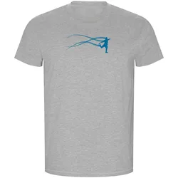 T-shirt à Manches Courtes Stella Football Eco Heather Grey M