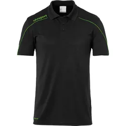 Polo à Manches Courtes Stream 22 Black / Fluo Green S