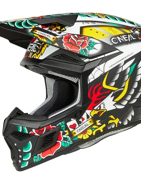 Casco Moto Cross Enduro O'Neal 3SRS Inked Multi taglia XL - Oneal - FashionsVida
