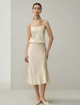 Gonna Donna Seta Charmeuse Lucente M