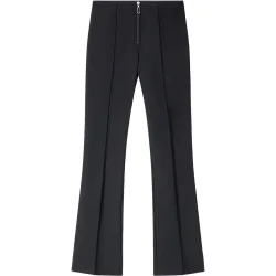 Pantalones de campana de mujer liso y largo